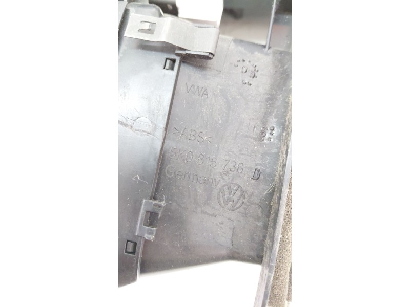 Recambio de rejilla aireadora para volkswagen golf vi (5k1) 1.4 16v tsi referencia OEM IAM 5K0815735  
							