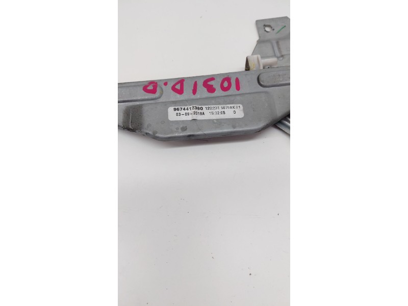 Recambio de elevalunas delantero derecho para citroën c-elysée 1.5 blue-hdi fap referencia OEM IAM 9674412380  