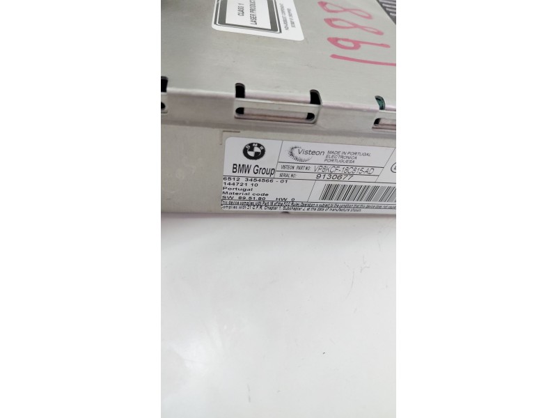 Recambio de sistema audio / radio cd para mini mini (r56) one referencia OEM IAM 6512345456601  