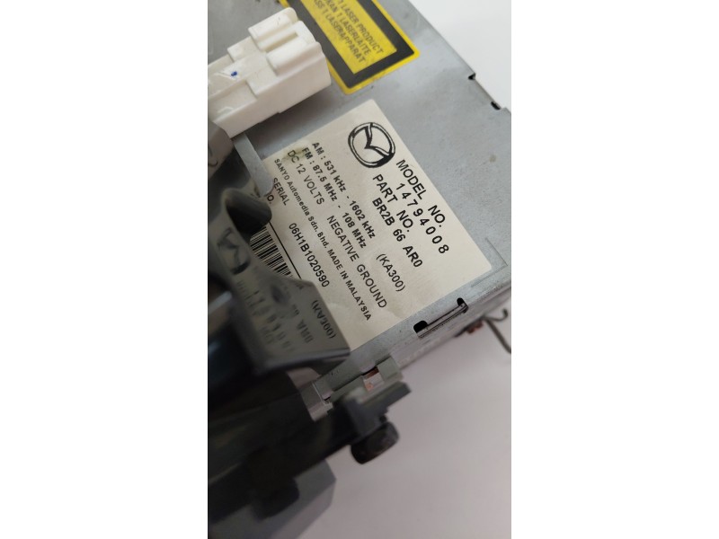 Recambio de sistema audio / radio cd para mazda 3 (bk) 1.6 di turbo referencia OEM IAM 14794008  