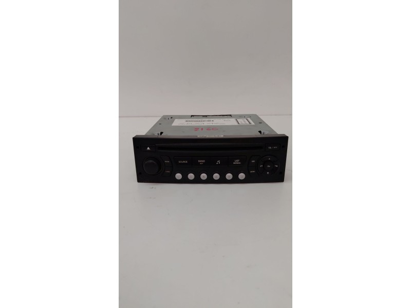 Recambio de sistema audio / radio cd para peugeot 5008 (0u_, 0e_) 1.6 hdi referencia OEM IAM 96669595XT  