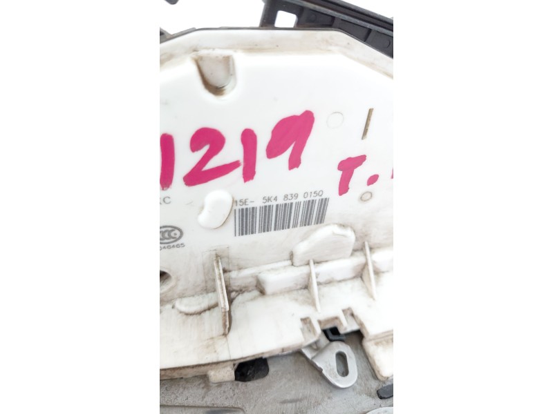 Recambio de cerradura puerta trasera izquierda para volkswagen golf vii lim. 2.0 tdi referencia OEM IAM 5K4839015Q  