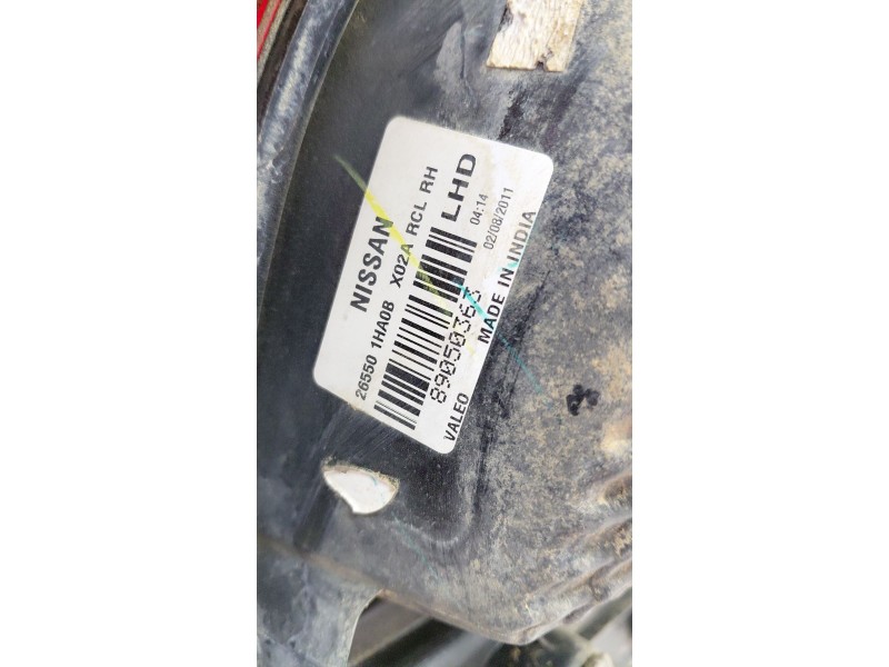 Recambio de piloto trasero derecho para nissan micra iv (k13k, k13kk) 1.2 referencia OEM IAM   
							