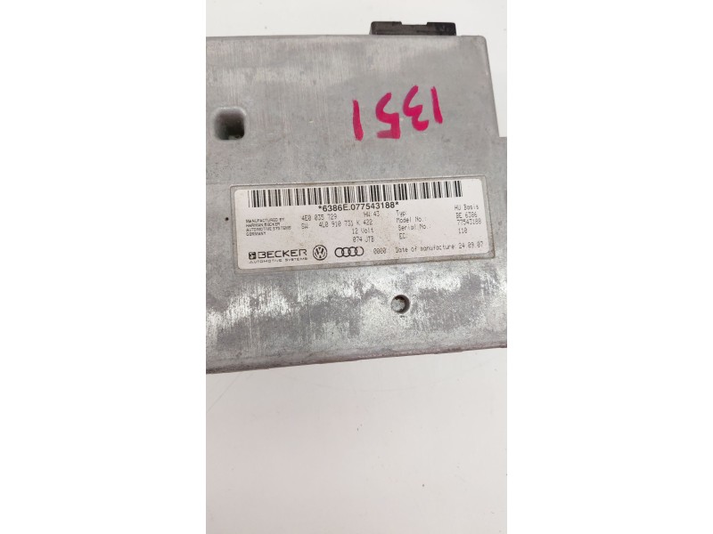 Recambio de modulo electronico para audi q7 (4l) 3.0 v6 24v tdi referencia OEM IAM 4E0035729  
							
