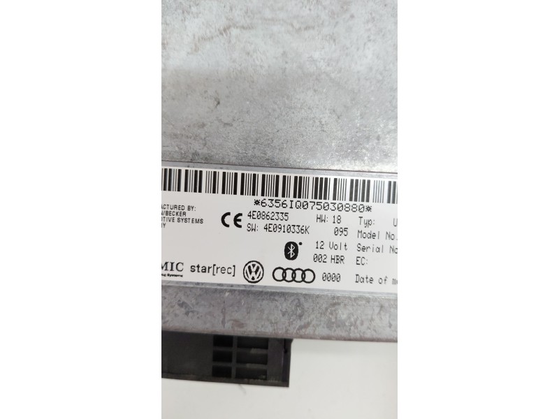 Recambio de modulo electronico para audi q7 (4l) 3.0 v6 24v tdi referencia OEM IAM 4E0862335  
							