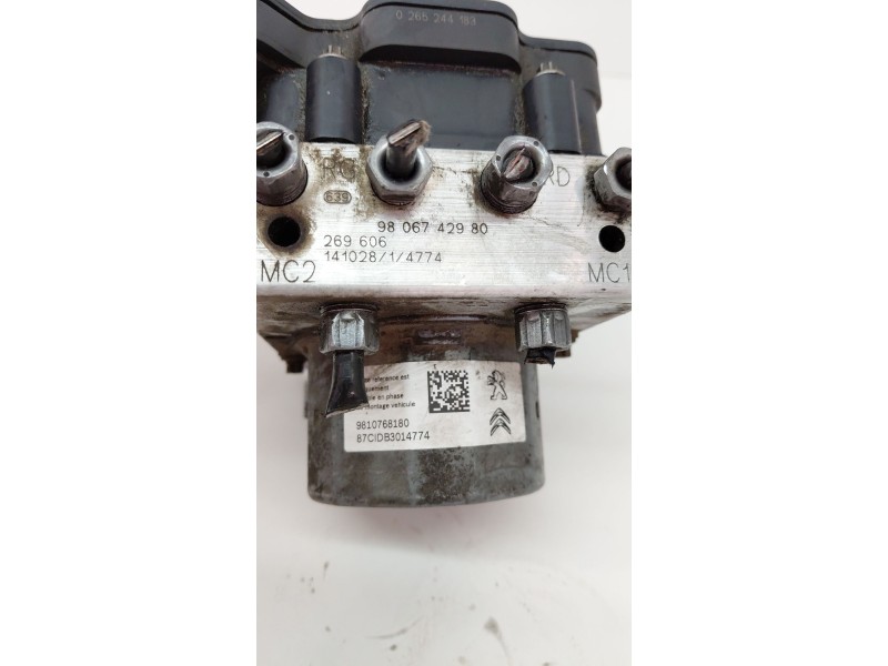 Recambio de abs para citroën c4 picasso 1.6 hdi 115 cv referencia OEM IAM 9806742980 9810768180 
							