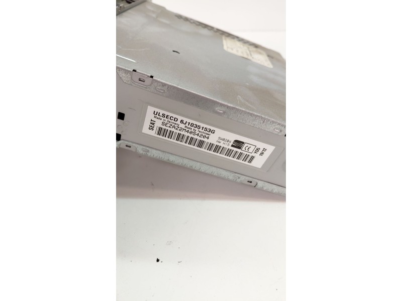 Recambio de sistema audio / radio cd para seat ibiza iv (6j5, 6p1) 1.2 tdi referencia OEM IAM 6J1035153G  
							