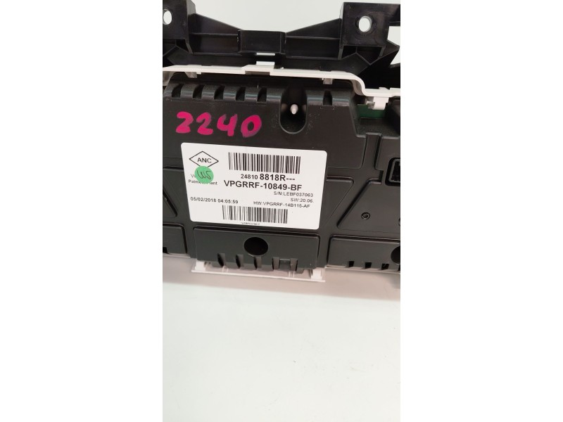 Recambio de cuadro instrumentos para renault clio iv (bh_) 1.5 dci 75 referencia OEM IAM 248108818R  
							