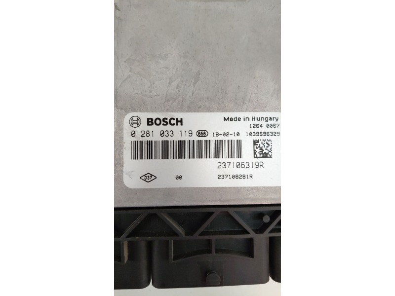 Recambio de centralita motor uce para renault clio iv (bh_) 1.5 dci 75 referencia OEM IAM 0281033119  