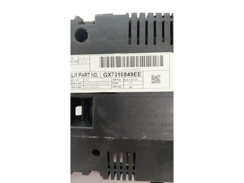 Recambio de cuadro instrumentos para jaguar xe (x760) 2.0 d referencia OEM IAM GX7310849EE  