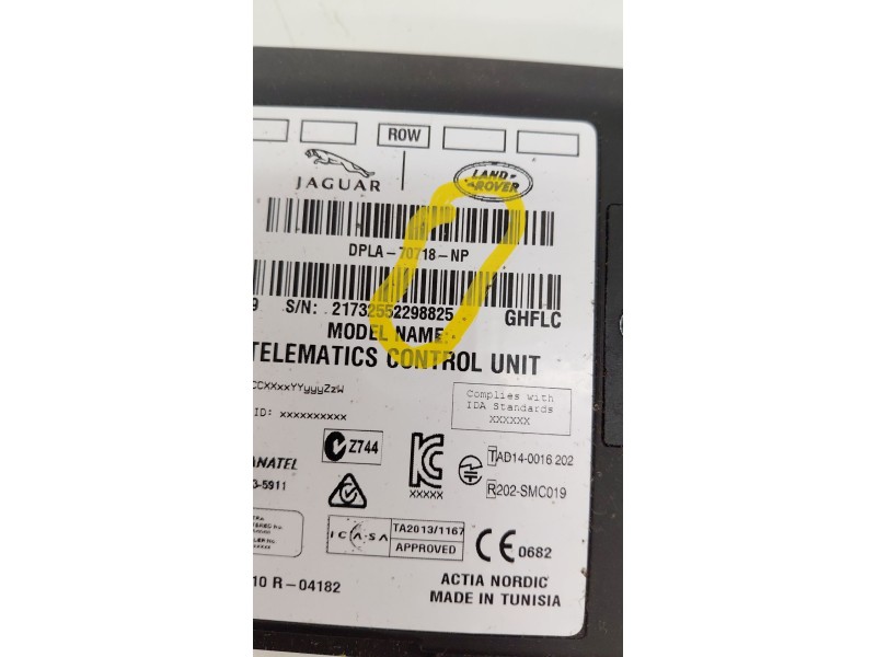 Recambio de modulo electronico para jaguar xe (x760) 2.0 d referencia OEM IAM DPLA70718NP  
							