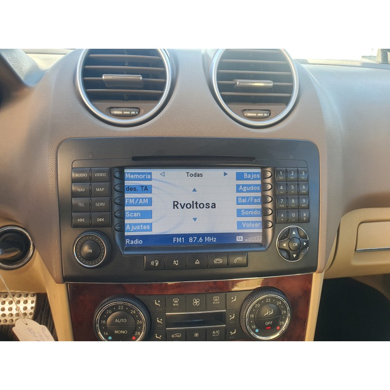 Recambio de pantalla multifuncion para mercedes clase m (w164) 4.0 cdi referencia OEM IAM   