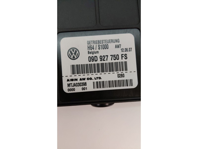 Recambio de centralita cambio automatico para audi q7 (4l) 3.0 v6 24v tdi referencia OEM IAM 09D927750FS  
							