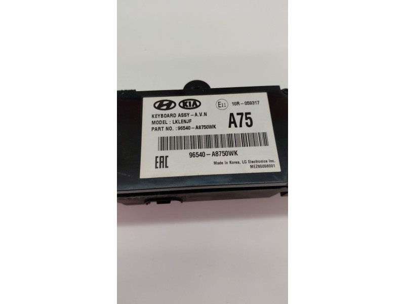 Recambio de sistema audio / radio cd para kia optima (jf) 1.7 crdi referencia OEM IAM 96540A8750WK  
							