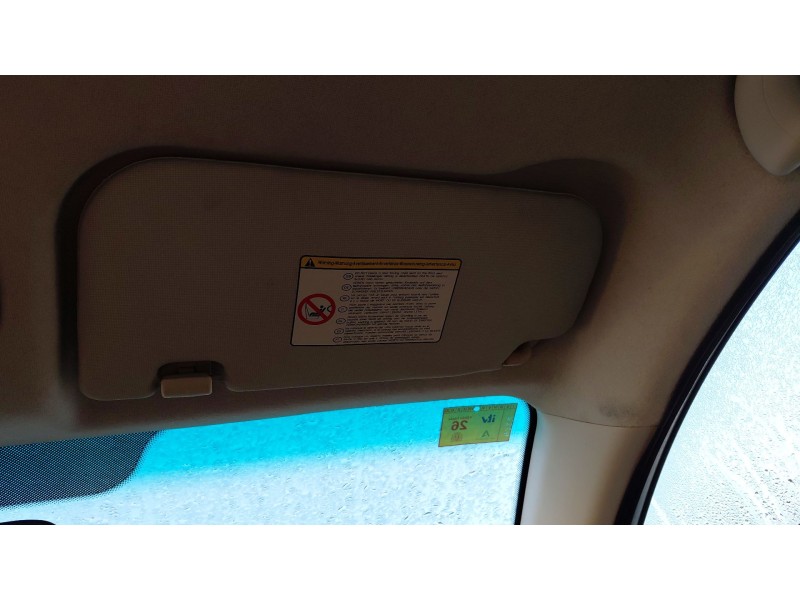 Recambio de parasol derecho para hyundai i10 i (pa) 1.1 referencia OEM IAM   