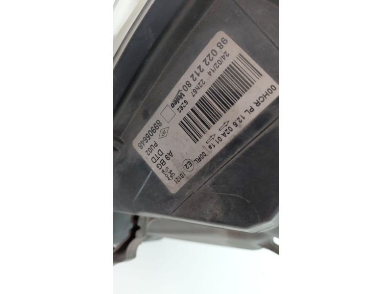 Recambio de faro derecho para peugeot 208 i (ca_, cc_) 1.2 vti 82 referencia OEM IAM 9802221280  
