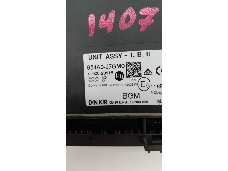 Recambio de modulo electronico para kia xceed (cd) 1.5 t-gdi mhev referencia OEM IAM 954A0J7GM0 4100020515 
							