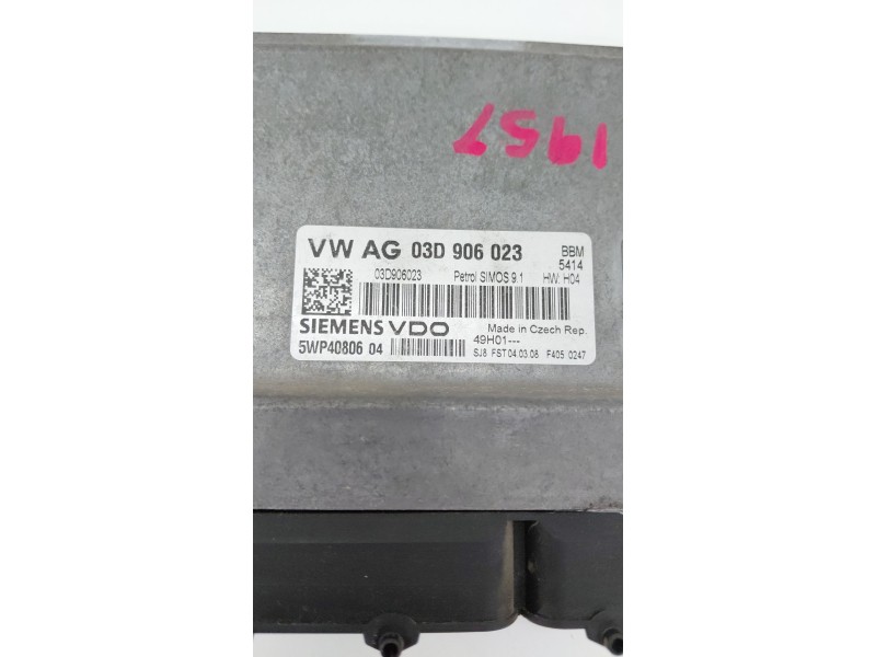 Recambio de centralita motor uce para skoda fabia ii (542) 1.2 referencia OEM IAM   