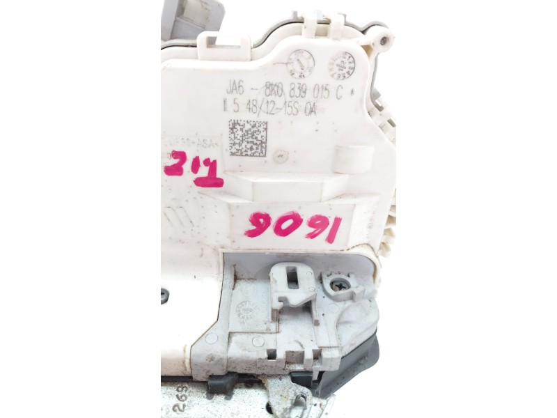 Recambio de cerradura puerta trasera izquierda para audi q5 (8r) 3.0 tdi 245 cv referencia OEM IAM 8K0839015C  
							