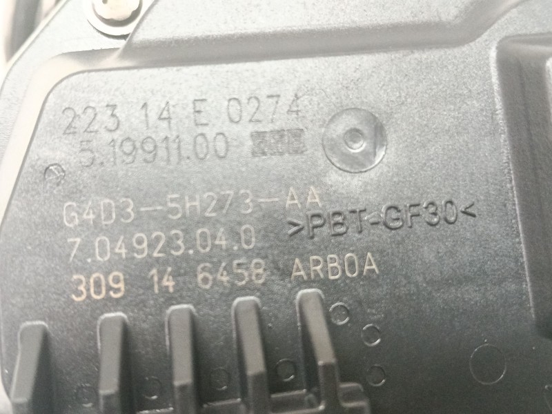 Recambio de caja mariposa para jaguar xe (x760) 2.0 d referencia OEM IAM G4D3 5h273 AA  