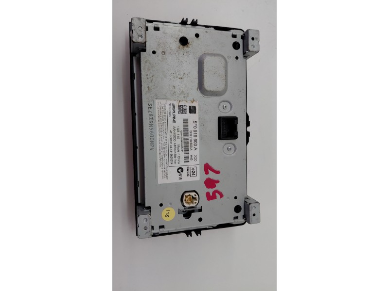 Recambio de pantalla multifuncion para seat leon (5f1) 2.0 tdi referencia OEM IAM 5F0919603A  