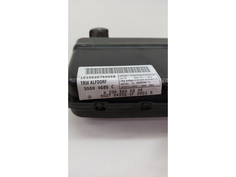 Recambio de airbag delantero derecho para mercedes-benz clase sl (w230) roadster 350 (230.467) referencia OEM IAM A2308600205  