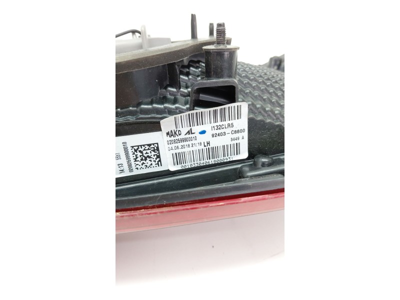 Recambio de piloto trasero izquierdo interior para hyundai i20 active 1.0 tgdi cat referencia OEM IAM 92403C8600  