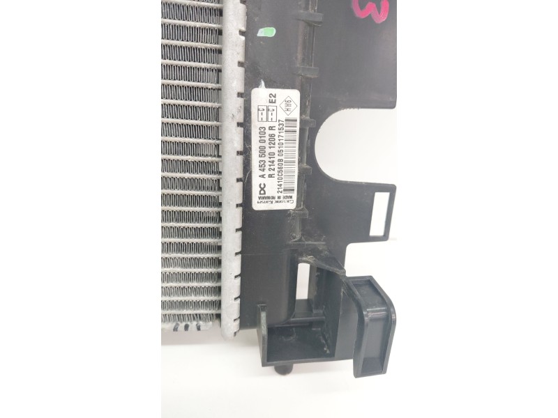 Recambio de radiador agua para renault twingo iii limited referencia OEM IAM 214101206R  