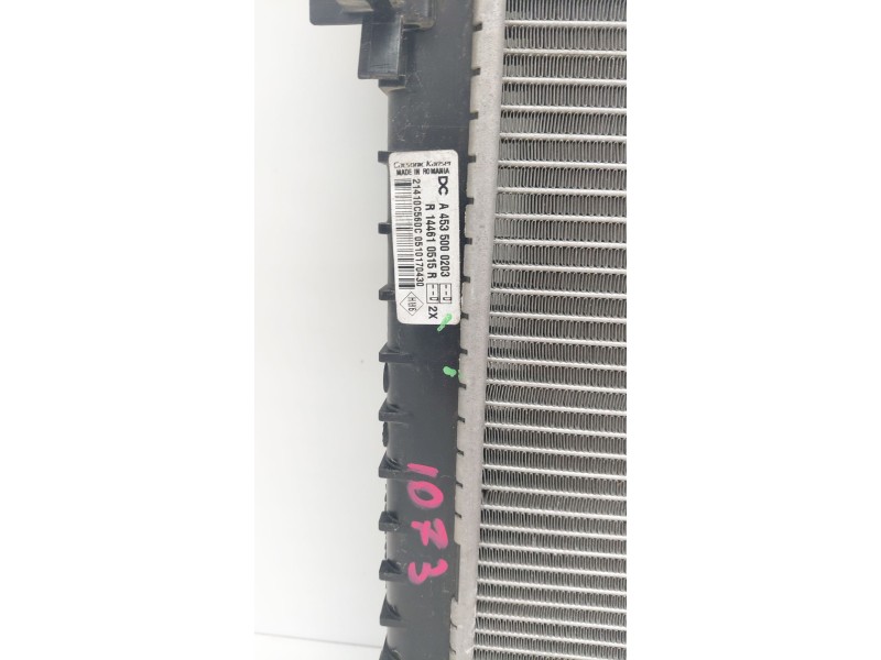 Recambio de radiador agua para renault twingo iii limited referencia OEM IAM 144610515R  
							