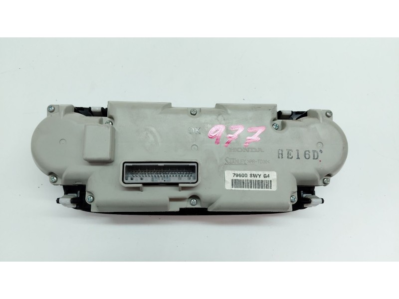 Recambio de mando climatizador para honda cr-v (re) 2.2 ctdi referencia OEM IAM 79600SWY  