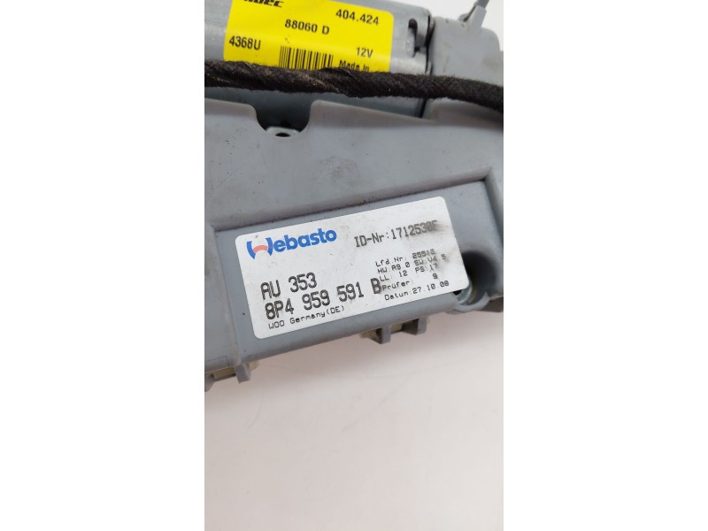 Recambio de motor techo electrico para audi a3 (8p) 1.9 tdi referencia OEM IAM 8P4959591B  
							