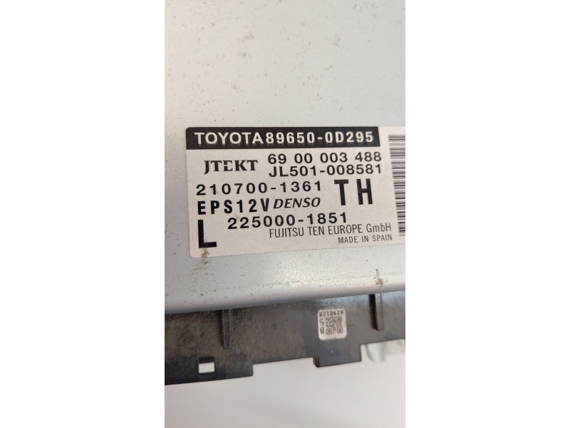 Recambio de modulo electronico para toyota yaris (_p13_) 1.3 (nsp130_) referencia OEM IAM 896500D295  
							