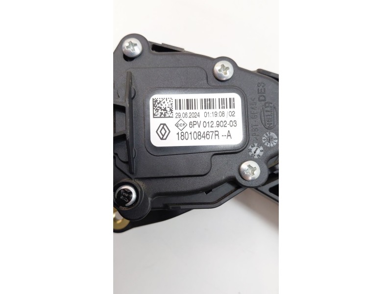 Recambio de pedal acelerador para dacia duster (pym/pyn) duster referencia OEM IAM 180108467R  
							