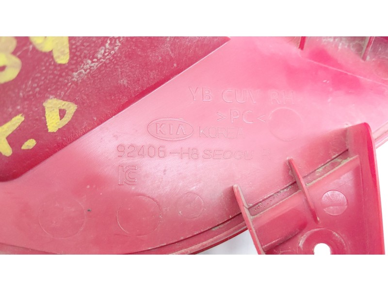 Recambio de faro antiniebla trasero derecho para kia stonic (ybcuv) concept referencia OEM IAM 92406H8  
							