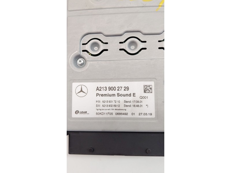 Recambio de modulo electronico para mercedes-benz clase e descapotable (a238) e 200 (238.442) referencia OEM IAM A2139002729  
							