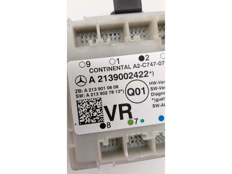 Recambio de centralita cierre para mercedes-benz clase e descapotable (a238) e 200 (238.442) referencia OEM IAM A2139002422  
							