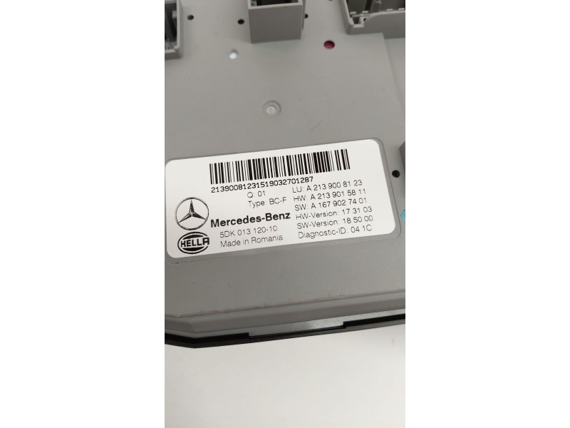 Recambio de modulo electronico para mercedes-benz clase e descapotable (a238) e 200 (238.442) referencia OEM IAM A2139008123  