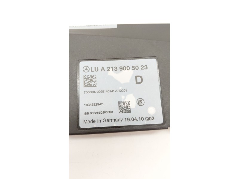 Recambio de modulo electronico para mercedes-benz clase e descapotable (a238) e 200 (238.442) referencia OEM IAM A2139005023  