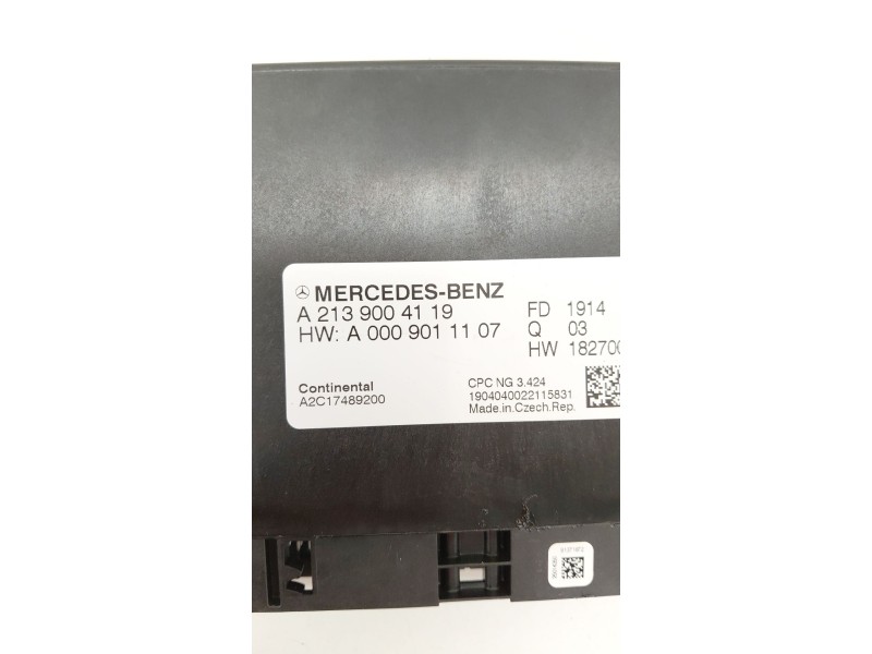 Recambio de modulo electronico para mercedes-benz clase e descapotable (a238) e 200 (238.442) referencia OEM IAM A2139004119  
							