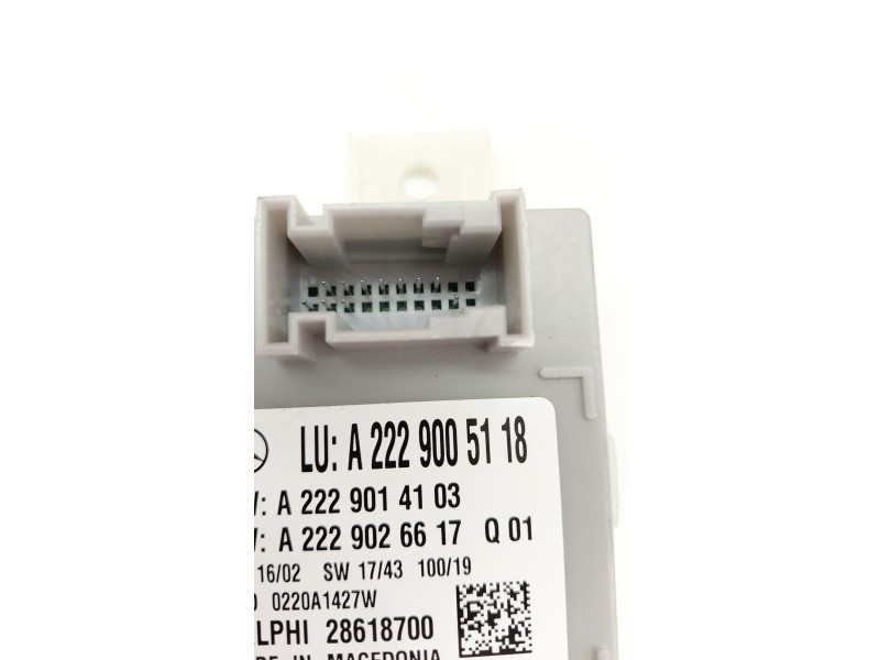 Recambio de modulo electronico para mercedes-benz clase e descapotable (a238) e 200 (238.442) referencia OEM IAM A2229005118  
							