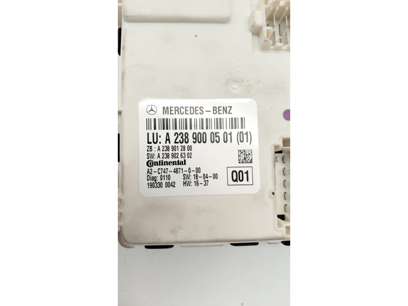 Recambio de modulo electronico para mercedes-benz clase e descapotable (a238) e 200 (238.442) referencia OEM IAM A2389000501  
							