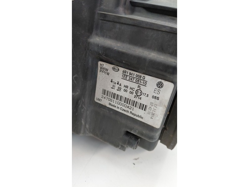 Recambio de faro derecho para volkswagen polo v (6r1, 6c1) 1.4 tdi referencia OEM IAM   