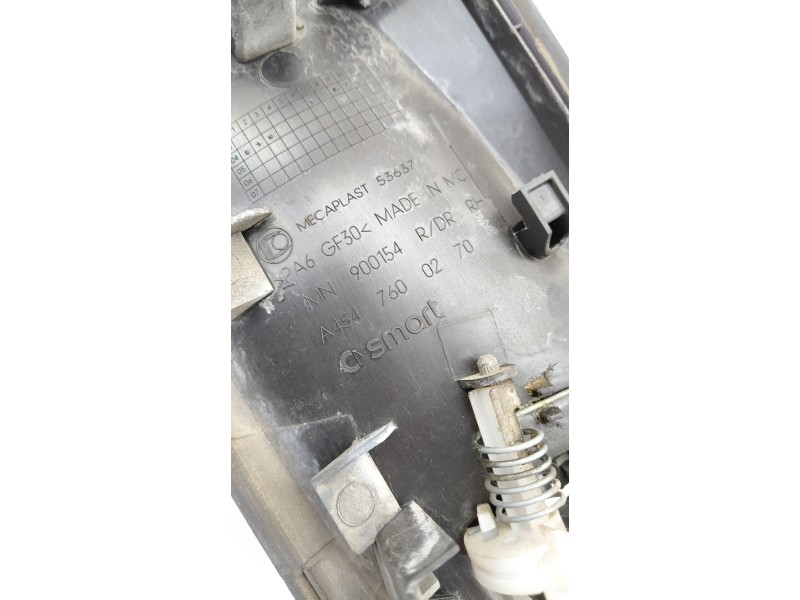 Recambio de maneta exterior trasera derecha para smart forfour 1.3 cat referencia OEM IAM A4547600270  