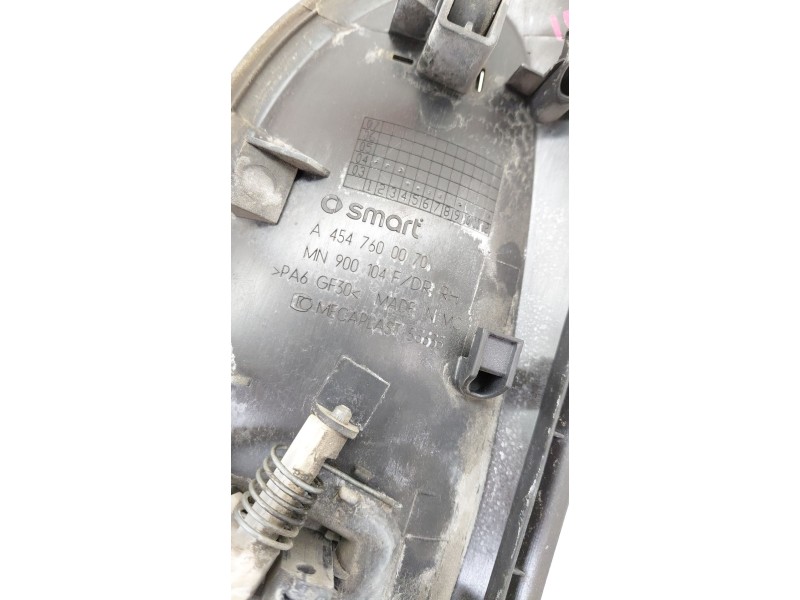 Recambio de maneta exterior delantera derecha para smart forfour 1.3 cat referencia OEM IAM A4547600070  