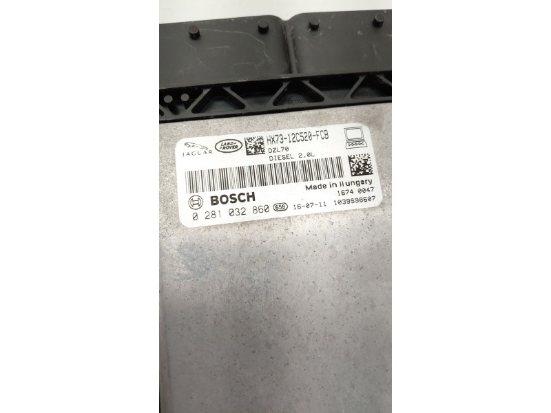 Recambio de centralita motor uce para jaguar f-pace (x761) 2.0 td4 awd referencia OEM IAM HX7312C520FCB  