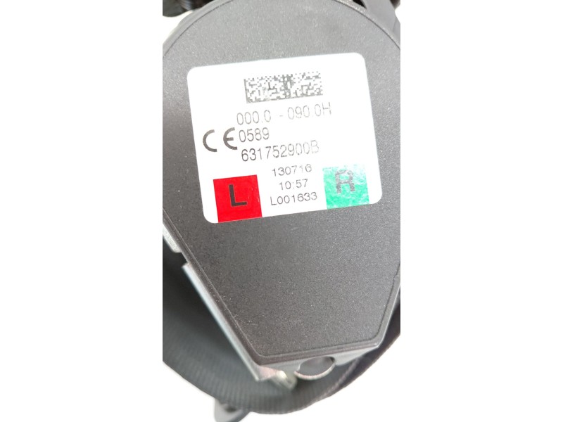 Recambio de cinturon seguridad delantero izquierdo para jaguar f-pace (x761) 2.0 td4 awd referencia OEM IAM 631752900B  