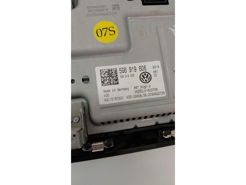 Recambio de pantalla multifuncion para volkswagen arteon (3h7, 3h8) 2.0 tdi referencia OEM IAM 5G6919606  
							
