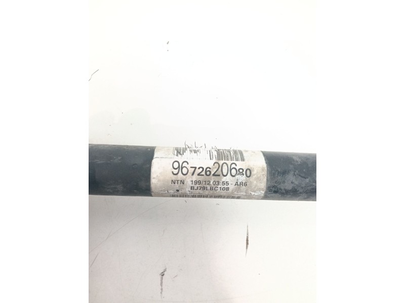 Recambio de transmision delantera derecha para citroën c3 ii (sc_) 1.1 i referencia OEM IAM 9672620680  