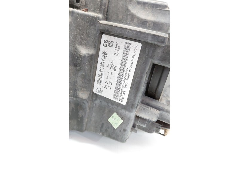 Recambio de faro derecho para volkswagen polo v (6r1, 6c1) 1.4 tdi referencia OEM IAM 6C1941006B  
							