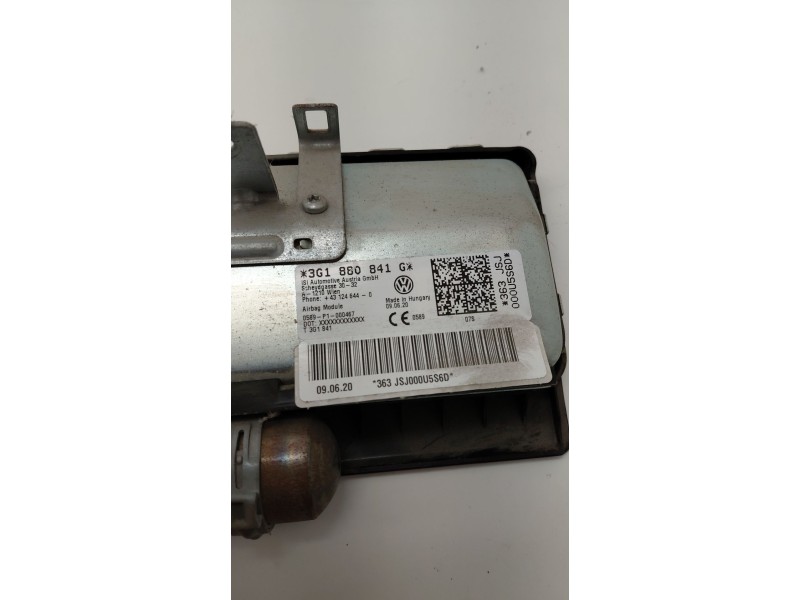 Recambio de airbag delantero izquierdo para volkswagen arteon (3h7, 3h8) 2.0 tdi referencia OEM IAM 3G1880841G  
							